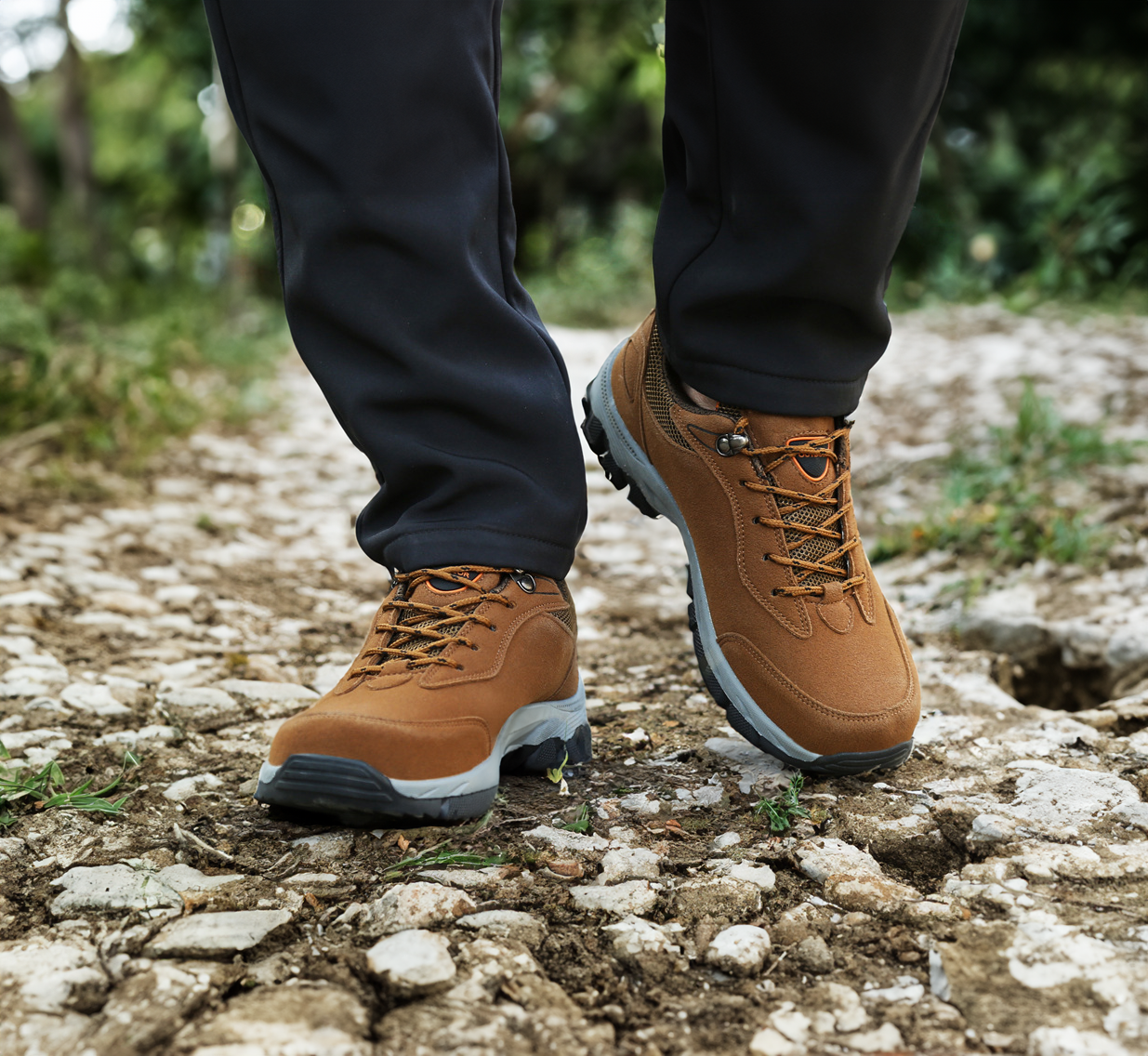 Wearclo | Men's Orthopedic Walking Shoes with Arch Support