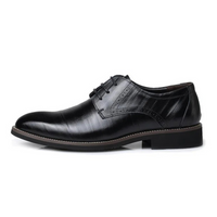 Wearclo | Refined Cap Toe Oxford Dress Shoes