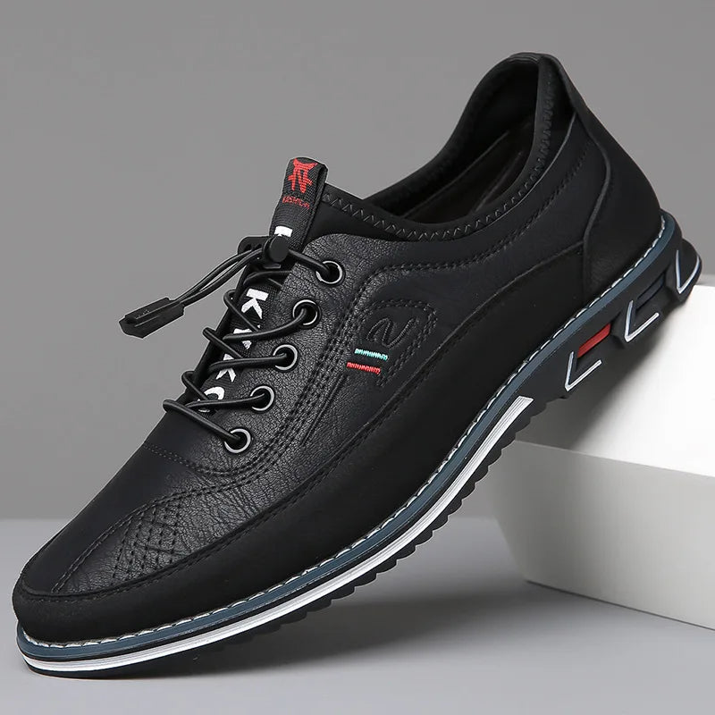 Wearclo | Men's Oxford Shoes - Stylish Lace-Up