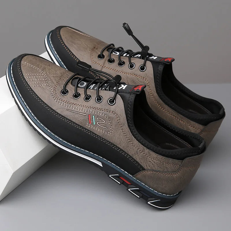 Wearclo | Men's Oxford Shoes - Stylish Lace-Up
