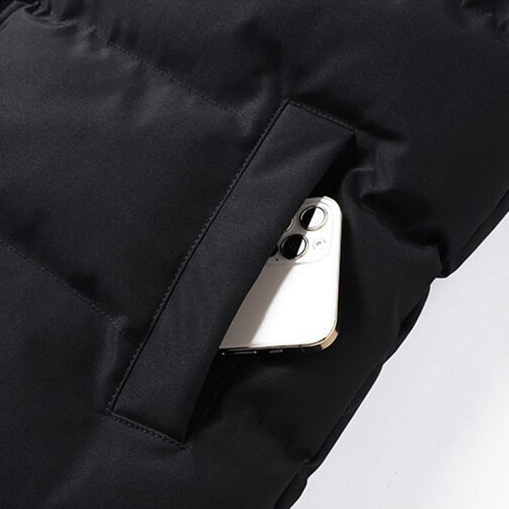 Wearclo | Men's Padded Gilet With Shearling Lining