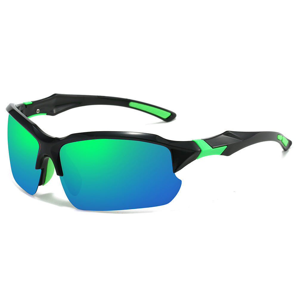 Wearclo | Men's Polarized Sports Sunglasses with Wrap-Around Frame