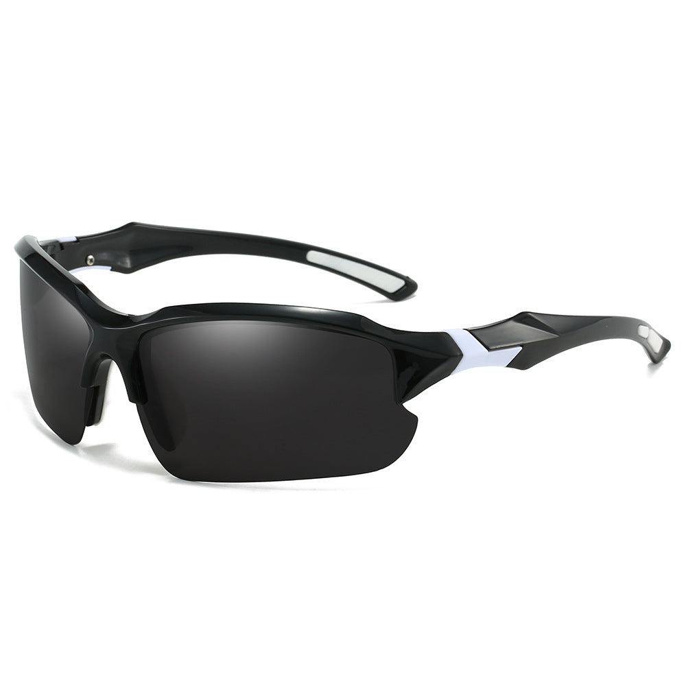 Wearclo | Men's Polarized Sports Sunglasses with Wrap-Around Frame