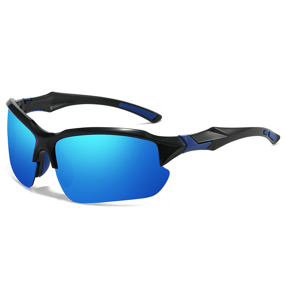 Wearclo | Men's Polarized Sports Sunglasses with Wrap-Around Frame