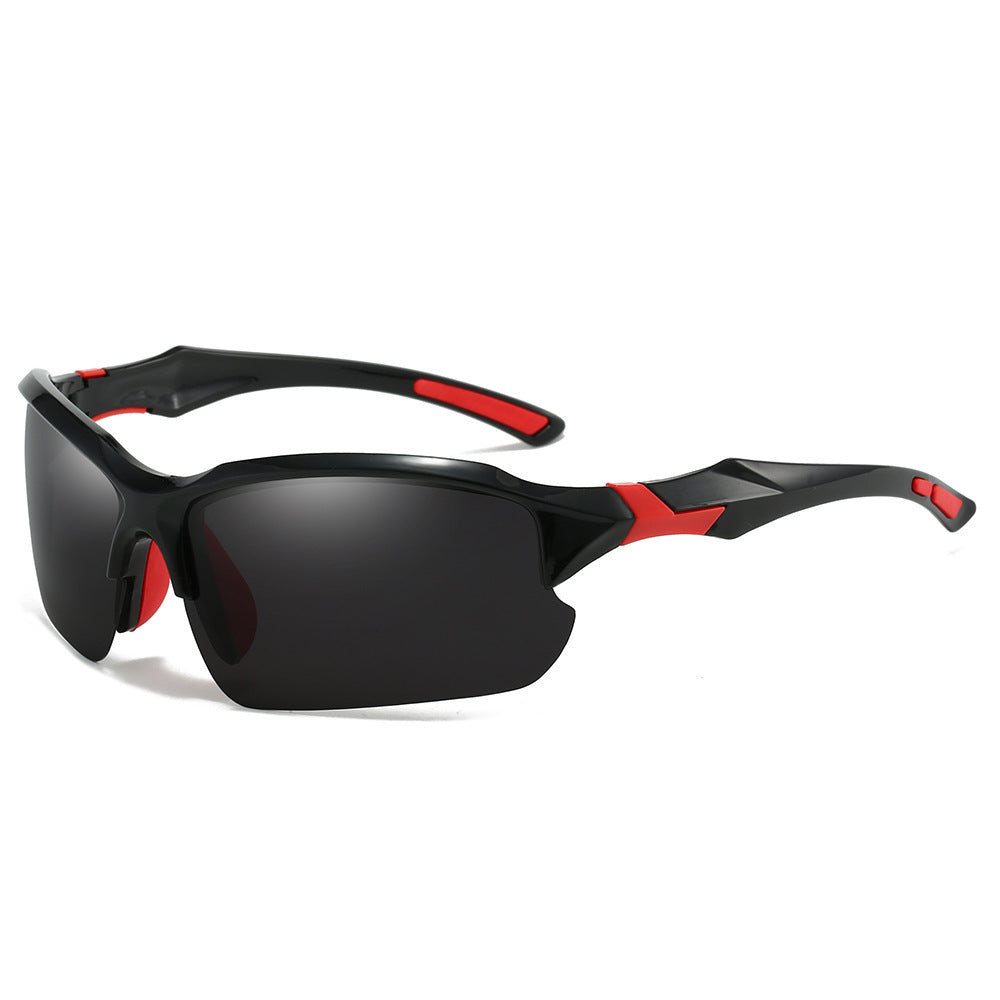 Wearclo | Men's Polarized Sports Sunglasses with Wrap-Around Frame