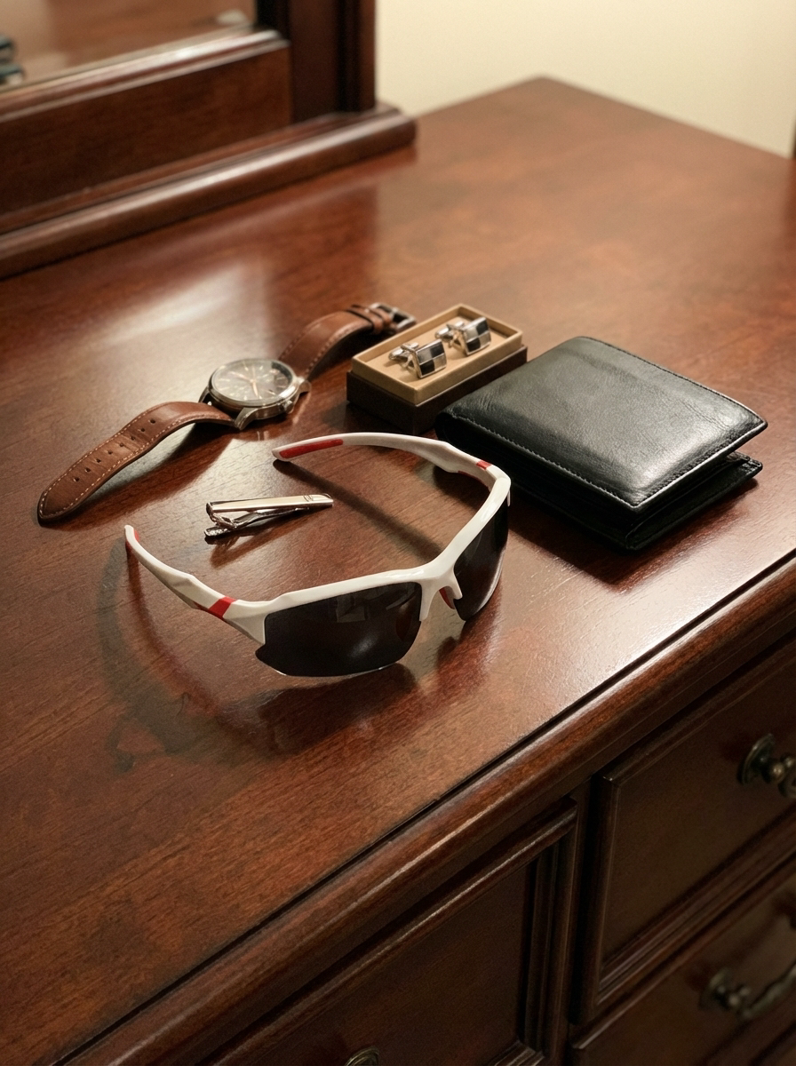 Wearclo | Men's Polarized Sports Sunglasses with Wrap-Around Frame