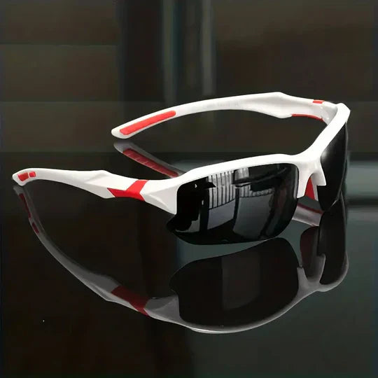Wearclo | Men's Polarized Sports Sunglasses with Wrap-Around Frame