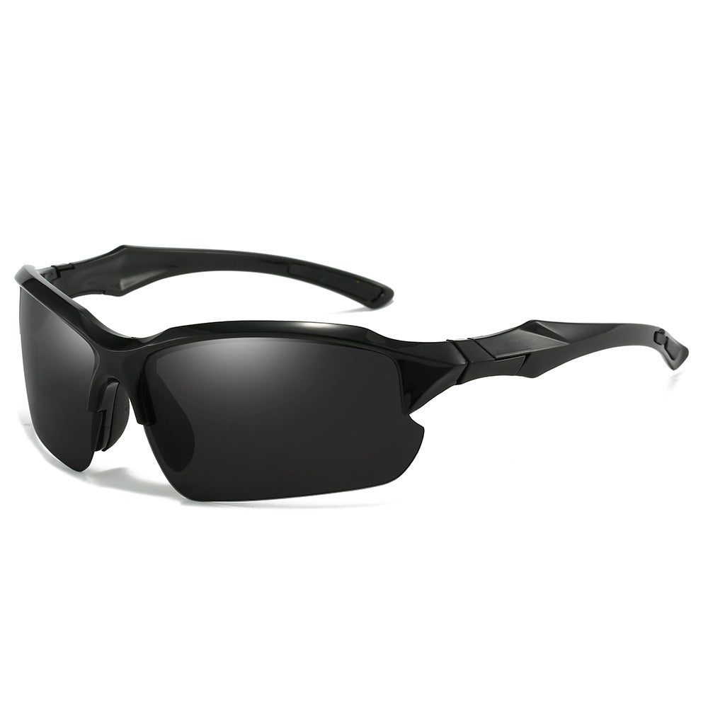Wearclo | Men's Polarized Sports Sunglasses with Wrap-Around Frame