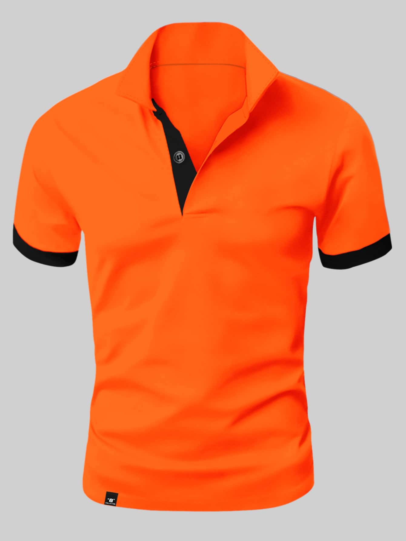 Wearclo | Men's Polo Shirt with Button Placket