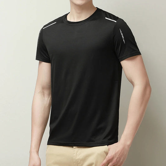 Wearclo | Men's Quick Dry Athletic T-Shirt with Reflective Detail