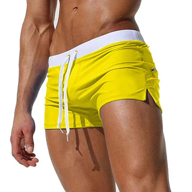 Wearclo | Men's Quick Dry Swim Shorts with Drawstring Waist