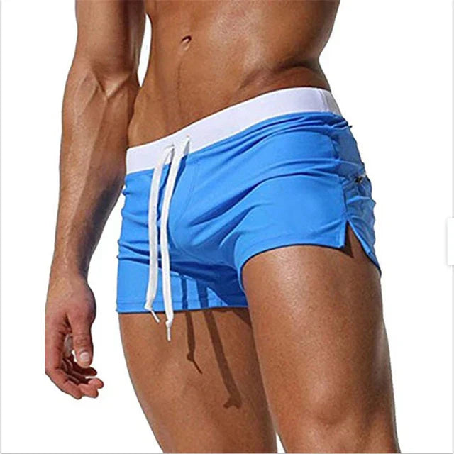 Wearclo | Men's Quick Dry Swim Shorts with Drawstring Waist