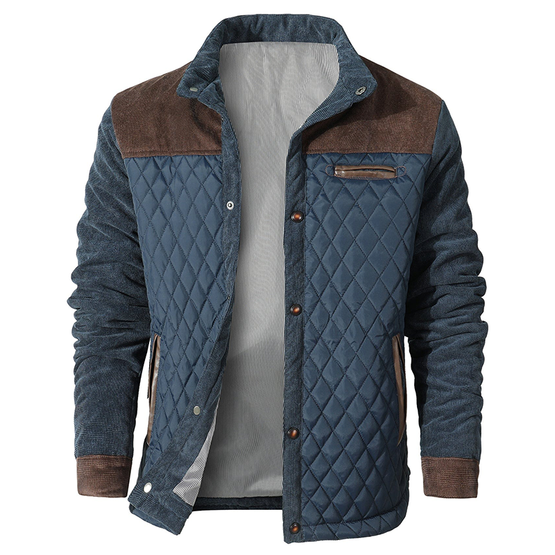 Wearclo | Men's Quilted Bomber Jacket
