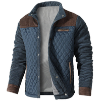 Quilted Windproof Bomber Jacket