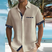 Wearclo | Breathable Camp Shirt with Contrast Trim