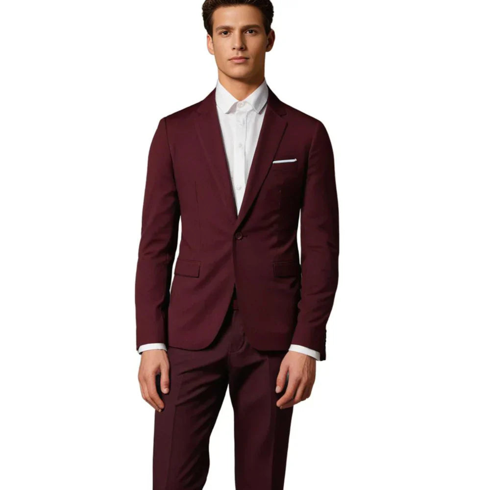 Wearclo | Men's Slim-Fit Suit Set