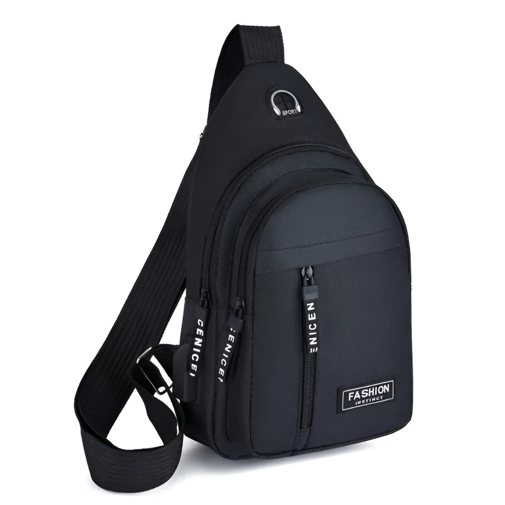 Wearclo | Men's Sling Bag with Multiple Compartments