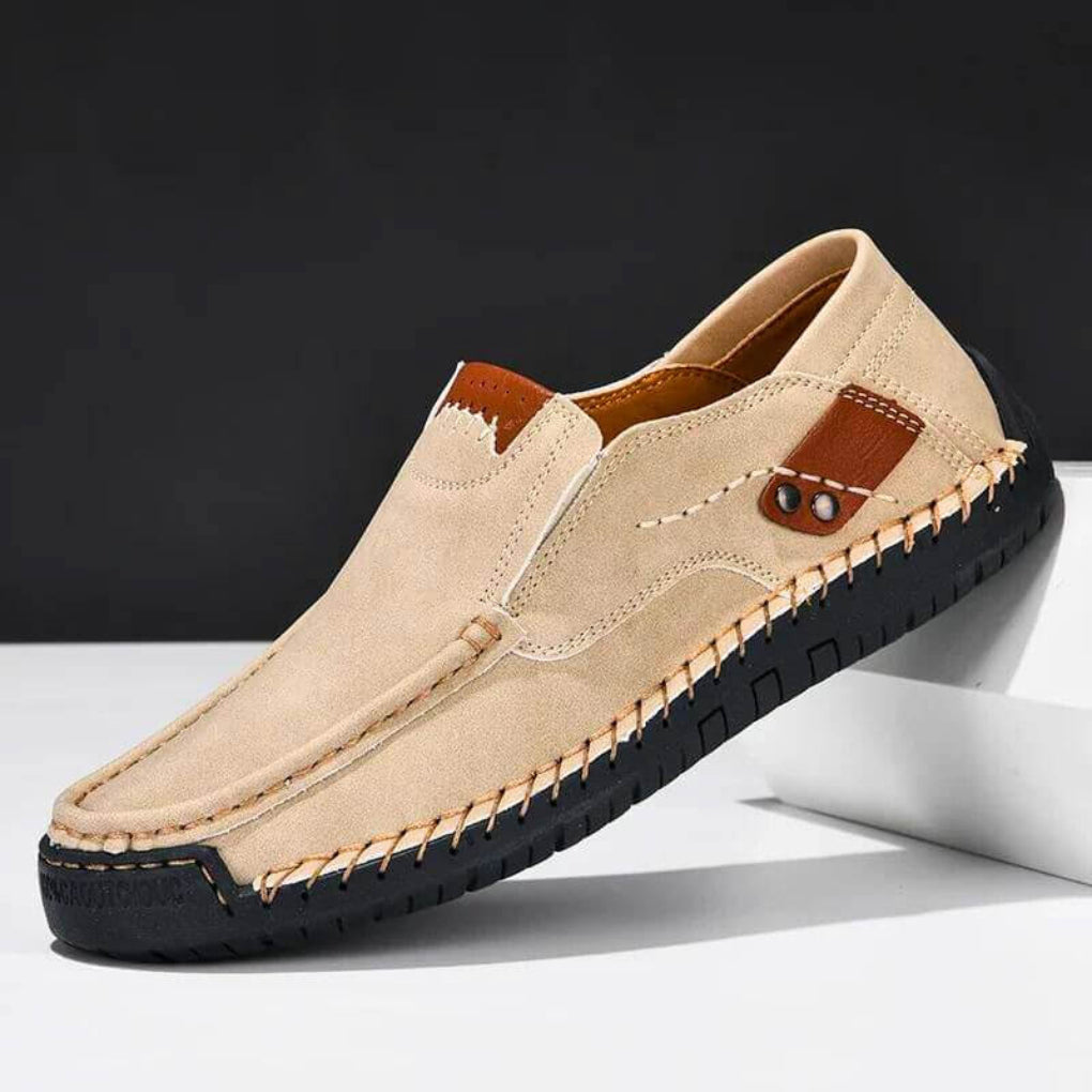Wearclo | Men's Slip-On Loafers with Arch Support