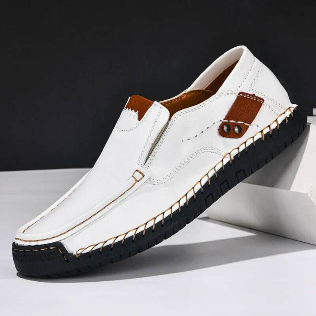 Wearclo | Men's Slip-On Loafers with Arch Support
