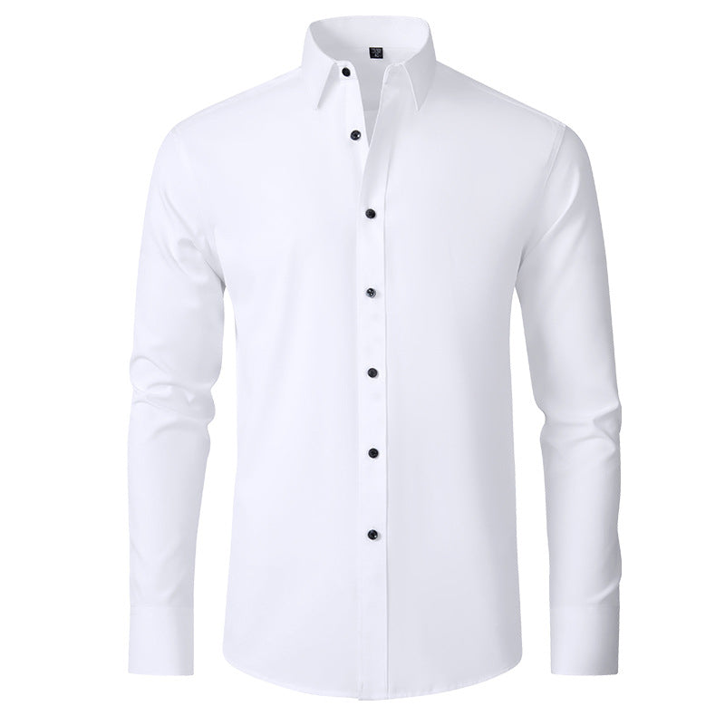 Wearclo | Men's Stretch Dress Shirt - Wrinkle Free