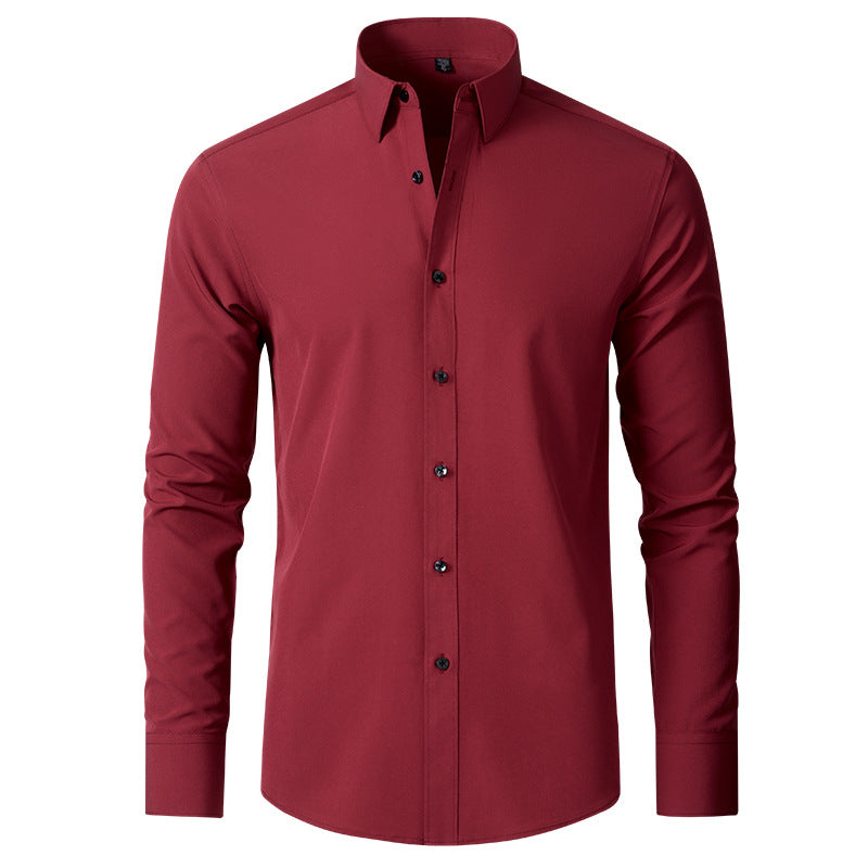 Wearclo | Men's Stretch Dress Shirt - Wrinkle Free