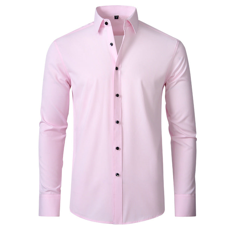 Wearclo | Men's Stretch Dress Shirt - Wrinkle Free