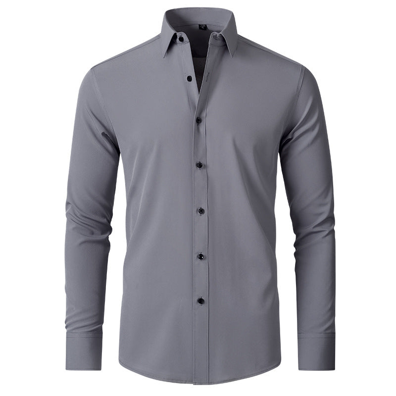 Wearclo | Men's Stretch Dress Shirt - Wrinkle Free