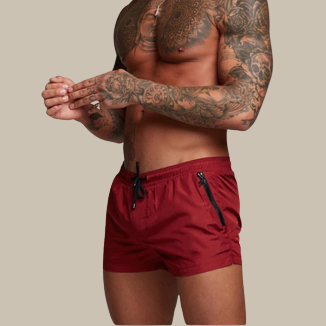 Wearclo | Men's Swim Shorts with Zip Pockets
