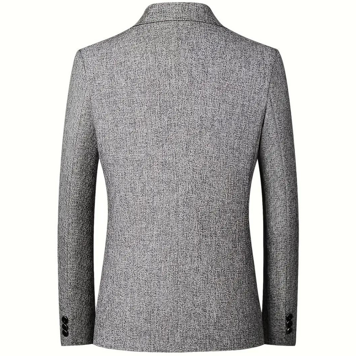 Wearclo | Men's Textured Single-Breasted Blazer