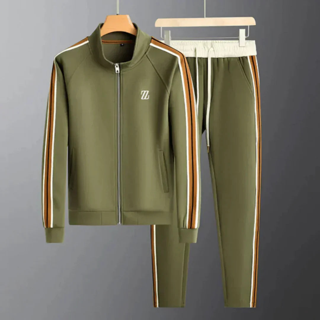 Wearclo | Men's Tracksuit Set with Side Stripes