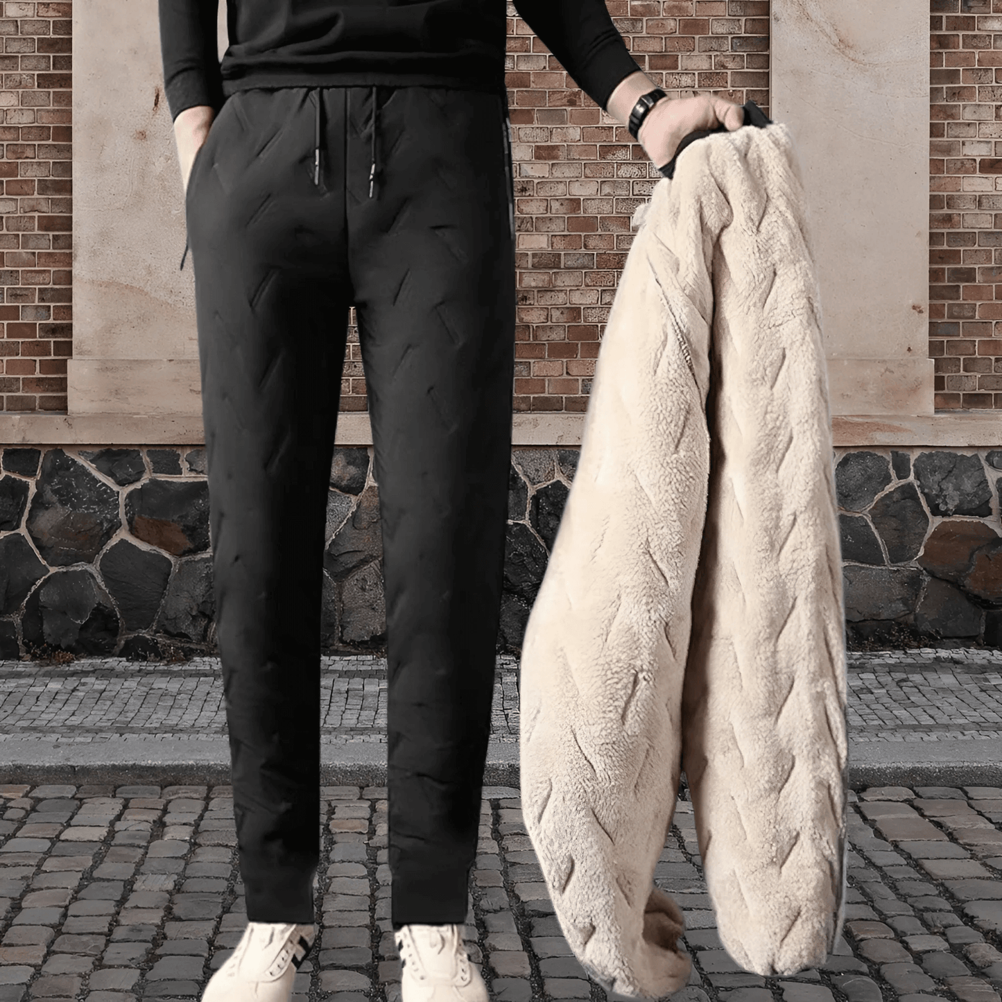 Wearclo | Men's Waterproof Lined Joggers