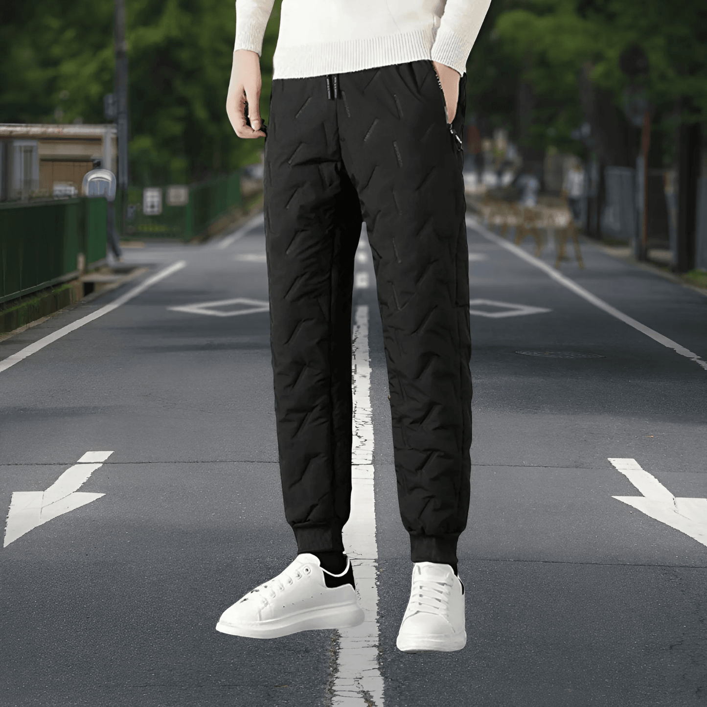 Wearclo | Men's Waterproof Lined Joggers