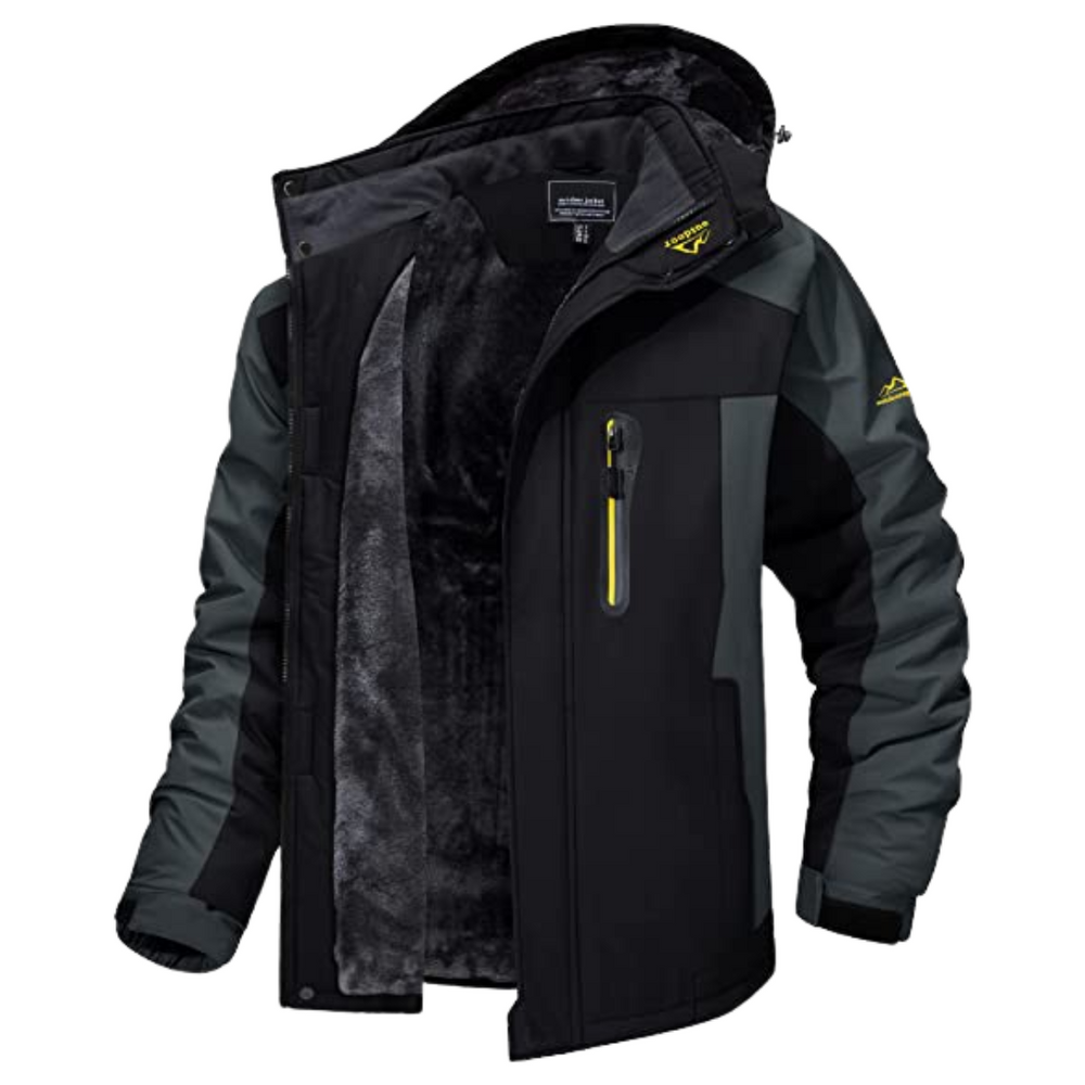 Wearclo | Men's Waterproof Outdoor Jacket with Fleece Lining