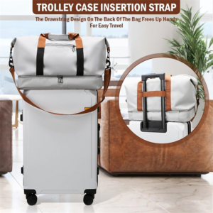 Wearclo | Men's & Women's Travel Duffel Bag with Shoe Compartment