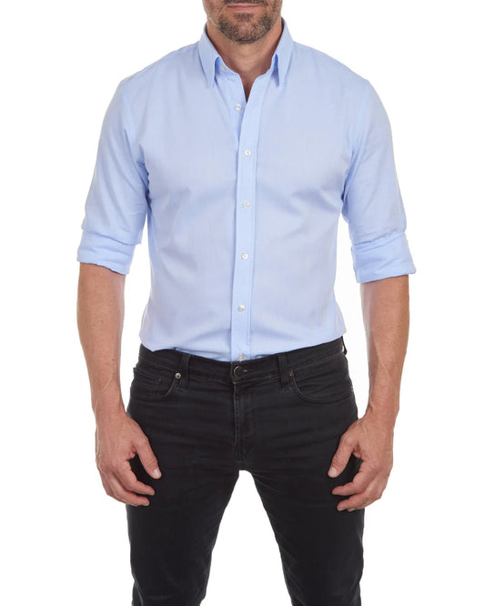 Wearclo | Men's Zip Neck Dress Shirt