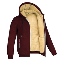 Men's Cozy Sherpa Lined Fleece Hoodie