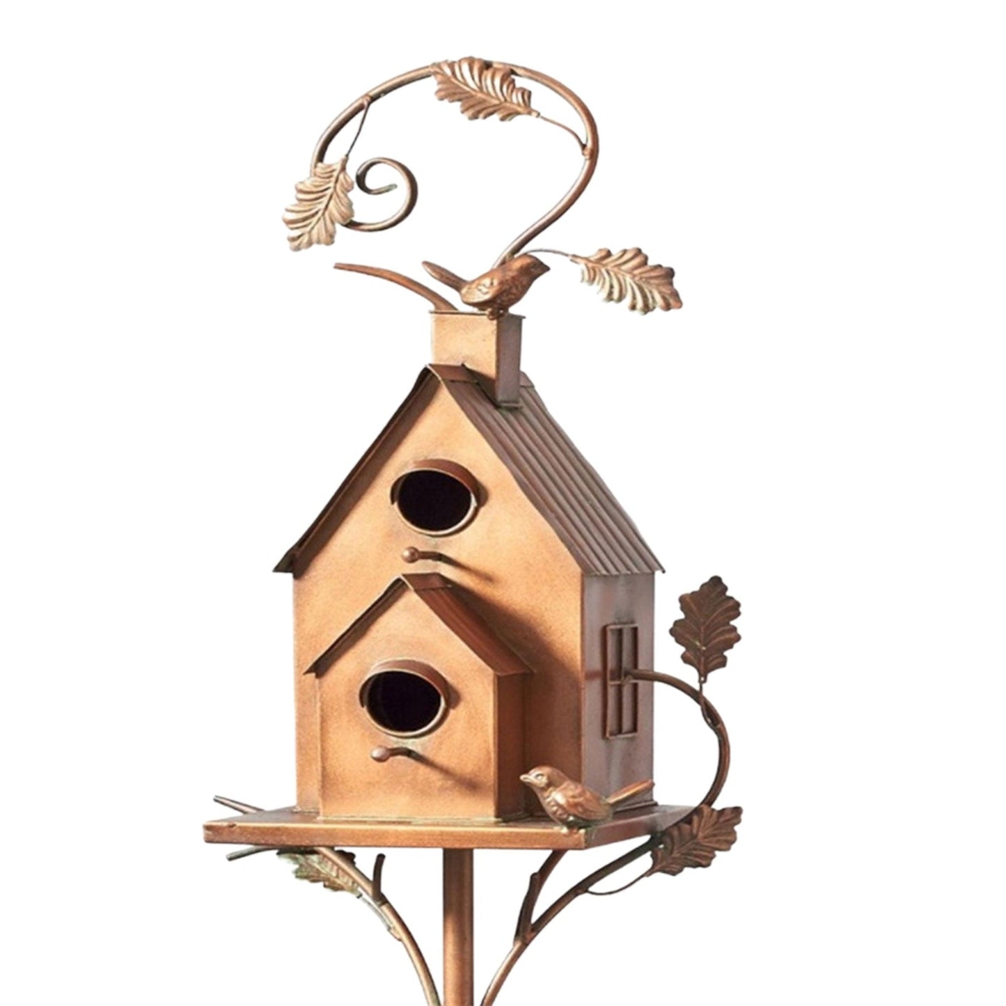 Wearclo | Metal Art Birdhouse on Garden Stake - FeatherNest