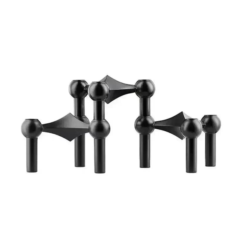 Wearclo | Metal Candle Holder – Modular Molecular Design, Table & Decor