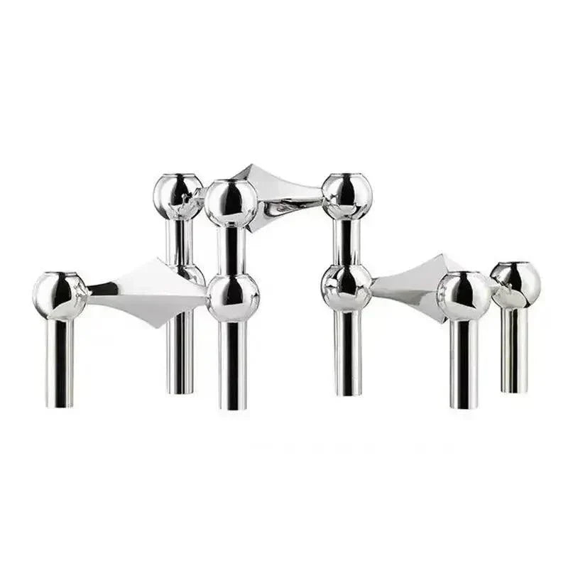 Wearclo | Metal Candle Holder – Modular Molecular Design, Table & Decor