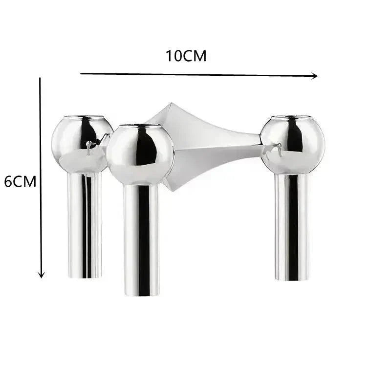 Wearclo | Metal Candle Holder – Modular Molecular Design, Table & Decor