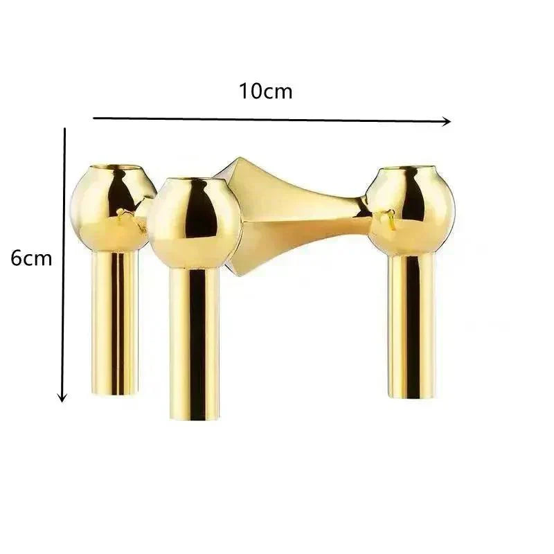 Wearclo | Metal Candle Holder – Modular Molecular Design, Table & Decor