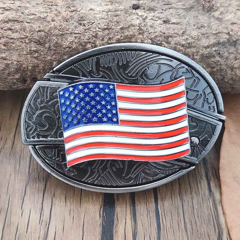 Wearclo | Metal Oval Cowboys Belt Buckle