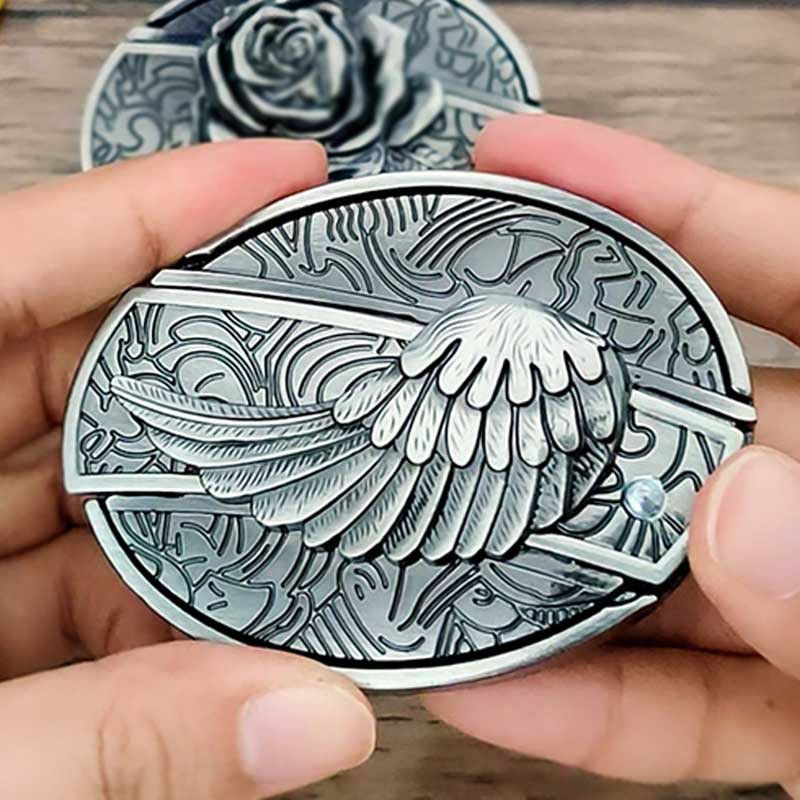 Wearclo | Metal Oval Cowboys Belt Buckle