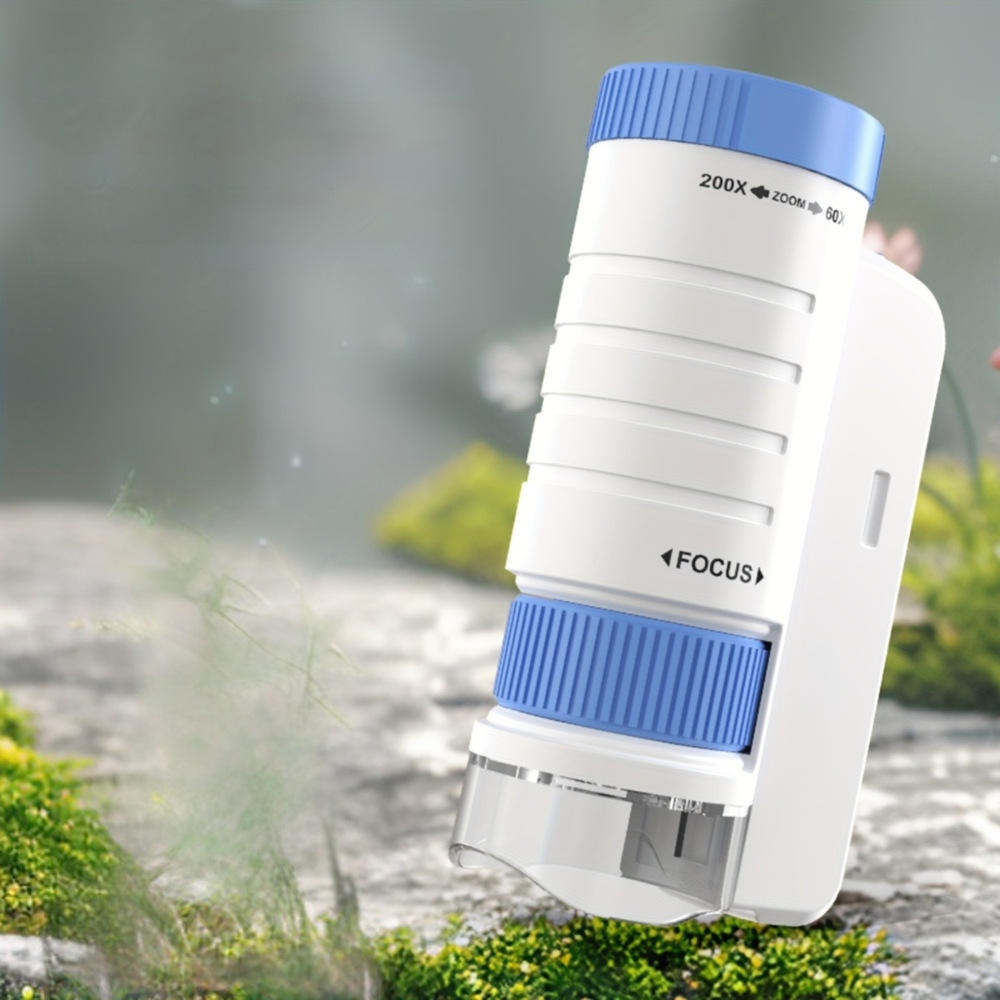 Wearclo | Mini Microscope with LED Light for Kids