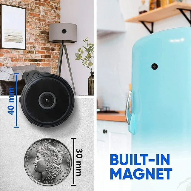 Wearclo | Mini Wireless Magnetic Camera with Audio and Video Live Stream