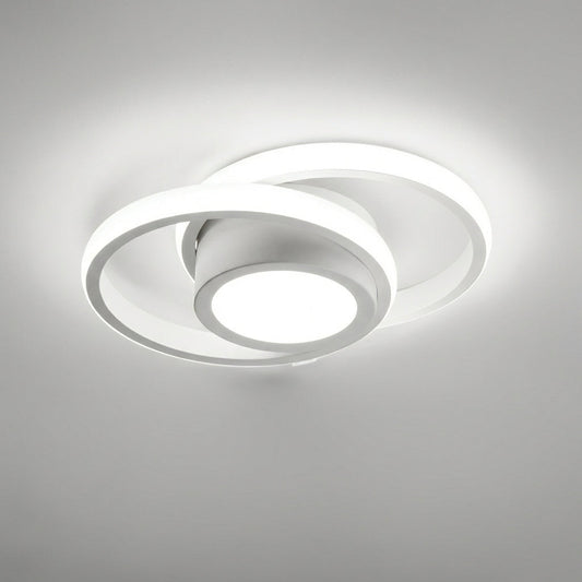 Wearclo | Modern LED Ceiling Lamp with Double Ring Design