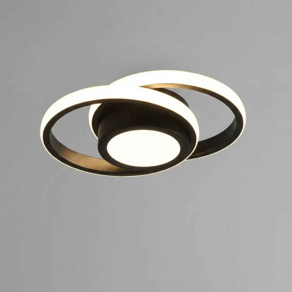 Wearclo | Modern LED Ceiling Lamp with Double Ring Design