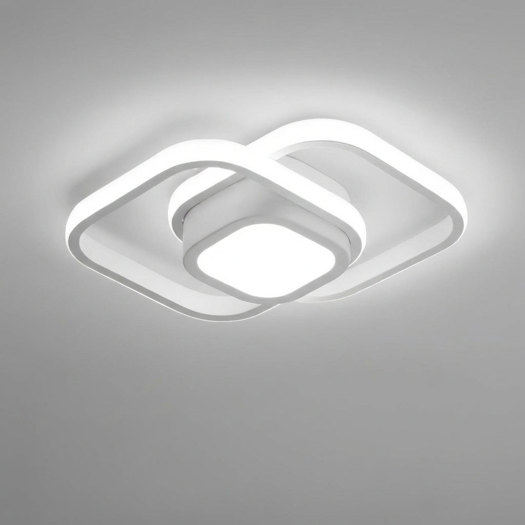 Wearclo | Modern LED Ceiling Lamp with Double Ring Design