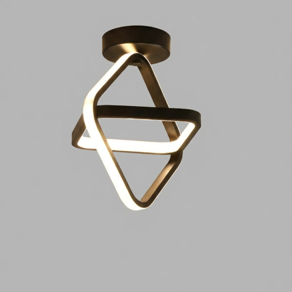 Wearclo | Modern LED Ceiling Lamp with Double Ring Design