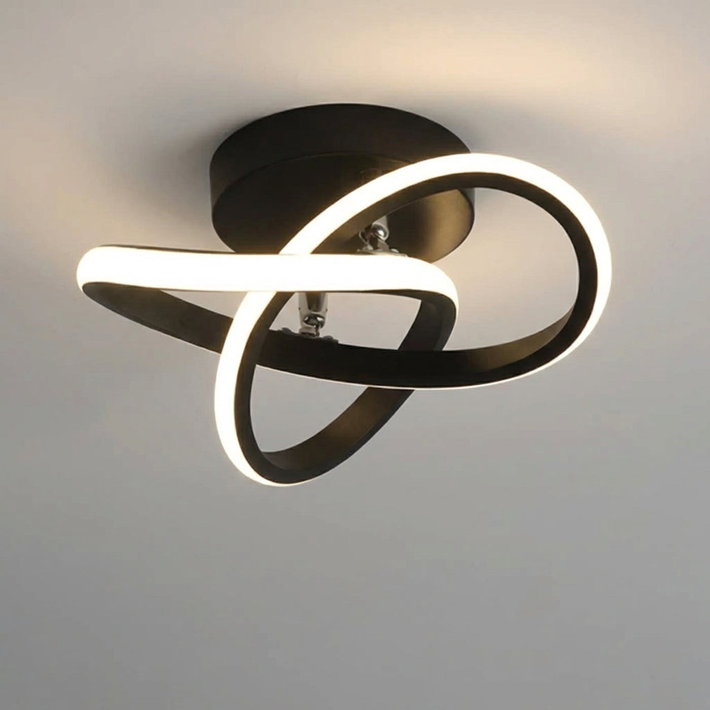 Wearclo | Modern LED Ceiling Lamp with Double Ring Design